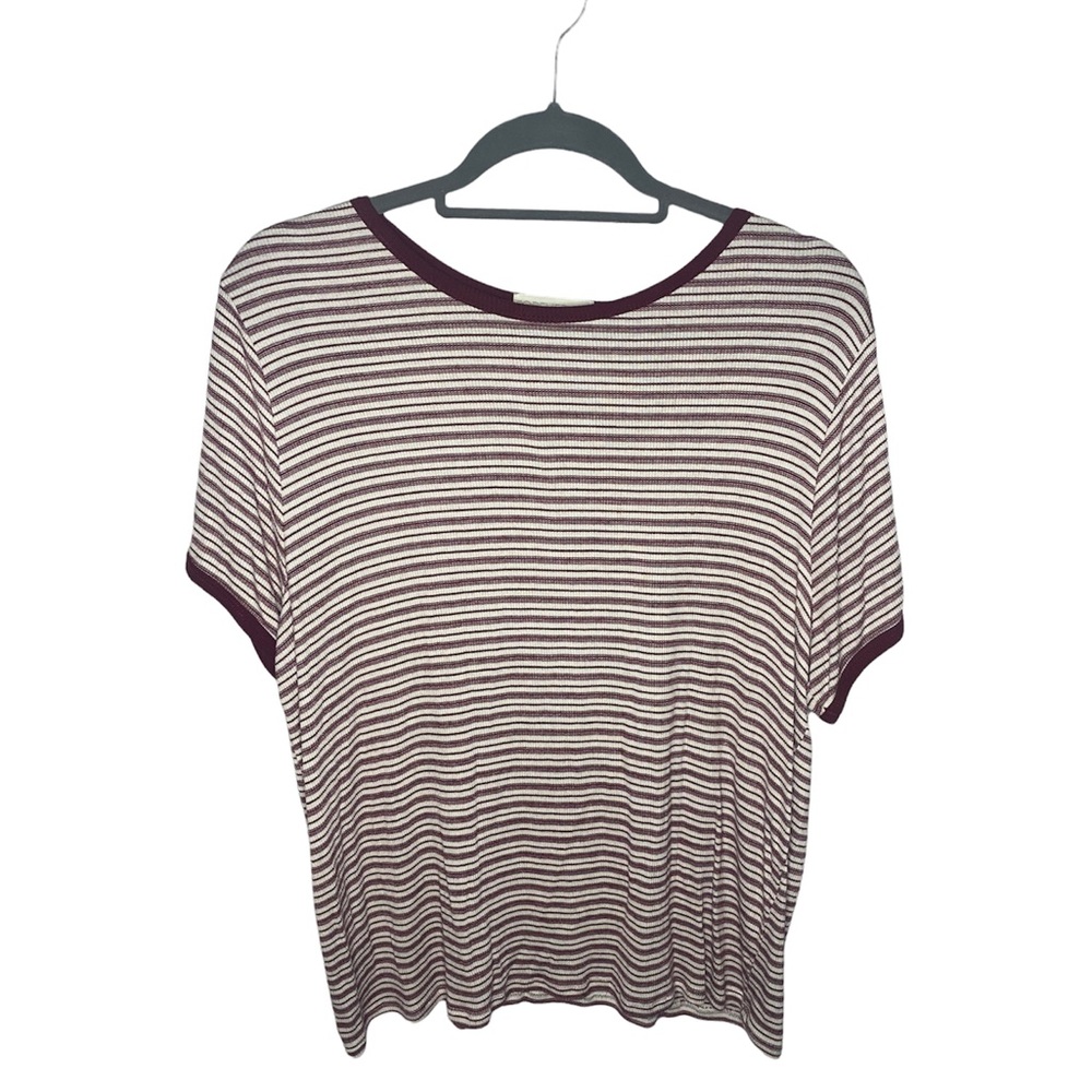 Forever 21+ Red and White Stripped Top